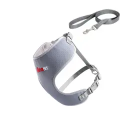 قلاده کتفی پددار سگ و گربه نیناپت همراه با لید سایز 3