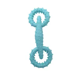 اسباب بازی دندانی سگ مدل دو حلقه ای