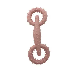 اسباب بازی دندانی سگ مدل دو حلقه ای