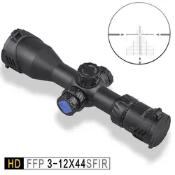 دوربین تفنگ دیسکاوری HD 3-12X44 SFIR FFP