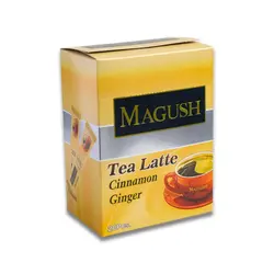 پودر مخلوط چای فوری ( چای لاته) با طعم زنجبیل و دارچین 20 عددی