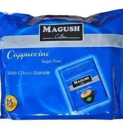 کاپوچینو بدون شکر با گرانول شکلات پاکت 25 عددی