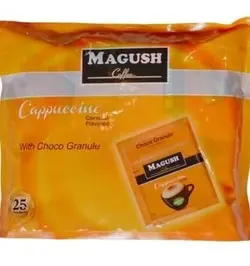 کاپوچینو کاراملی با گرانول شکلات پاکت 25 عددی