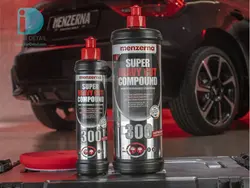 پولیش خیلی زبر 300 یک لیتری با فرمول بهبود یافته منزرنا مدل Menzerna Super Heavy Cut Compound Improved Formula 300 1L