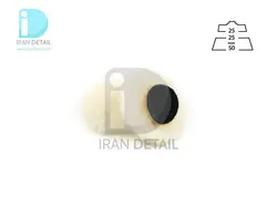 کیت دو عددی وول پد (پد پوست بره) 25 میلی متری سورین بو مدل Surainbow Detail Polisher Wool Pad 1inch t016