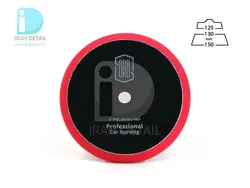 پد پولیش نرم دوکاره قرمز 125 میلی متری سورین بو مدل Surainbow DA Soft Cut Polishing Pad 5inches Red t6003c