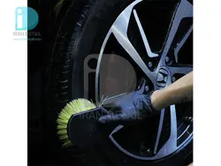 فرچه مخصوص شستشو لاستیک زرد سورین بو مدل Surainbow Yellow Tire Brush t629