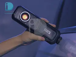 چراغ دیتیلینگ هولوگرام یاب اس جی سی بی مدل SGCB Pro Swirl Finder Flashlight Stepless Dimming COB SGGF177
