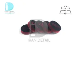 کیت پنج عددی پد پولیش متوسط زرشکی 40 میلی متری اس جی سی بی مدل SGCB Mini Foam Pad Set SGGA129