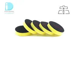 کیت پنج عددی پد پولیش نرم زرد 55 میلی متری اس جی سی بی مدل SGCB Mini Foam Pad Set SGGA132