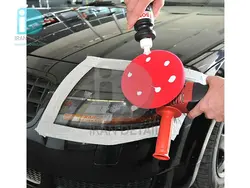 اسفنج پولیش زبر قرمز 160 میلی متری سوناکس مدل Sonax Polishing Sponge Red Hard 160mm