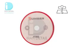 پد پوليش نرم دوكاره 130 ميلی متر قرمز هامبر مدل Humber Dual Action Fine Red Finishing Foam Pad 5 inch