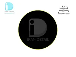 پد پولیش نرم اوربیتال زرد اس آر اس مدل SRS Rotary Fine Polishing Pad 150mm O18025150Y