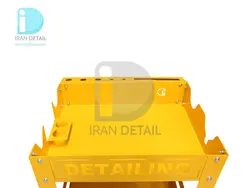 میز ترولی سه طبقه زرد مخصوص مراکز دیتیلینگ مدل Detailing Trolley 2075