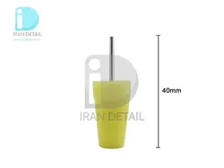 پد پولیش مخروطی زرد مخصوص دریل 40 میلی متری اس آر اس مدل SRS Mini Pad Yellow