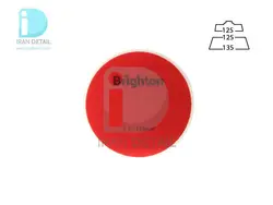 پد پولیش زبر روتاری سفید 125 میلی متری برایتون مدل Brighton Rotary Heavy Cut Polishing Pad 125mm