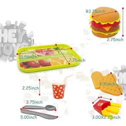 ست همبرگر مدل 8802-4