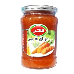 مربا هویج شیشه ای سحر 800 گرم