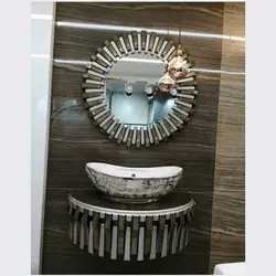 میز کنسول پلی اورتان اورنج دیزاین طرح تاینی CO100