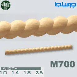 زوار طنابی چوبی 10 تا 30 میل کد M700