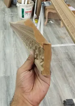 تاج کلاف شده منبت ام دی اف T266