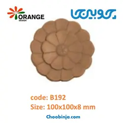 گل دایره اورنج دیزاین طرح دابل B192