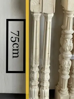 پایه نرده چوب روسی N86 در قطر و طول دلخواه
