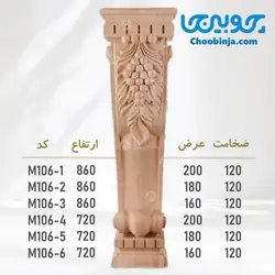 پایه جزیره چوبی M106