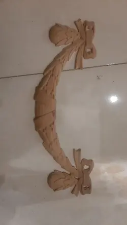 گل منبت چوبی کد M321