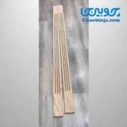 ستون تخت شیاری ام دی اف روکش بلوط S500