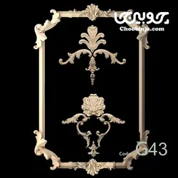 قاب بندی دیوار با چوب G43