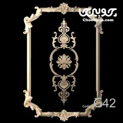 قاب بندی دیوار با چوب G42