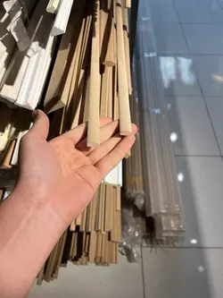 زوار قاب هلالی 1/5 و 2 سانت کد 615 و 620 از جنس چوب و ام دی اف