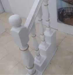 ستون نرده کد N1115 چوبی ارتفاع 80 سانت