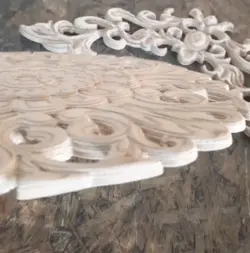 گل دایره پلای وود کد PC102