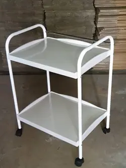 ترالی پانسمان دو طبقه استیل استنلس ضد زنگ