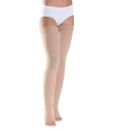 جوراب واریس بالای ران سیگواریس (Sigvaris) مدل CO2 AG ترمو (کتان)