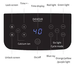 ماسک تونلی کلسیم تراپی 7 رنگ دویر (DEVOIR)