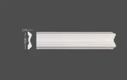 گچبری کمربندی میانی متقارن (پلی یورتان) کد CF102