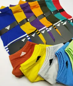 جوراب مچی اسپرت طرح ریز رنگ فانتزی پاکالا (۱۲جفت)