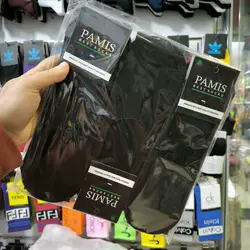 کالج مردانه تک مشکی ساده پامیس (12جفتی)