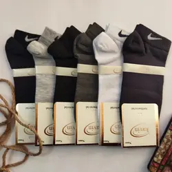 جوراب مچی مردانه طرح ریز الوان کاوین (12جفتی)