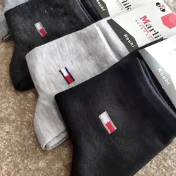 جوراب نیم ساق مردانه طرح ریز مارلیک (12جفتی)