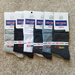 جوراب مردانه نیم ساق طرح ریز مارک میثم (12جفتی)