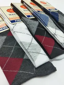 جوراب مردانه کلاسیک طرح اسکاچ‌مارول (۱۲جفتی)