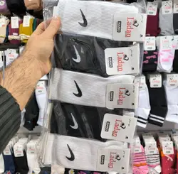 جوراب مچی مردانه طرح لی گلدوزی پنبه سوپر (12جفتی)