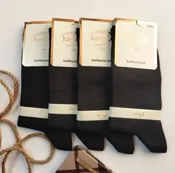 جوراب مردانه کلاسیک مشکی ساده کاوین (12جفت)