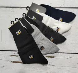 جوراب زنانه ساقدار گلدوزی طرح‌گل مینا شایسته (10جفتی)