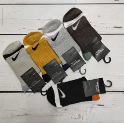 جوراب مردانه نیم ساق برجسته طرح نایک مارک فشن خارجی (۱۰جفت)