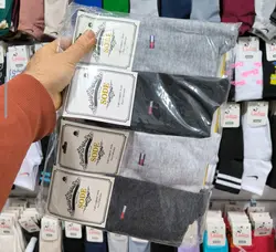 جوراب مردانه کلاسیک حراجی الوان مارک سوده (۱۲تایی)